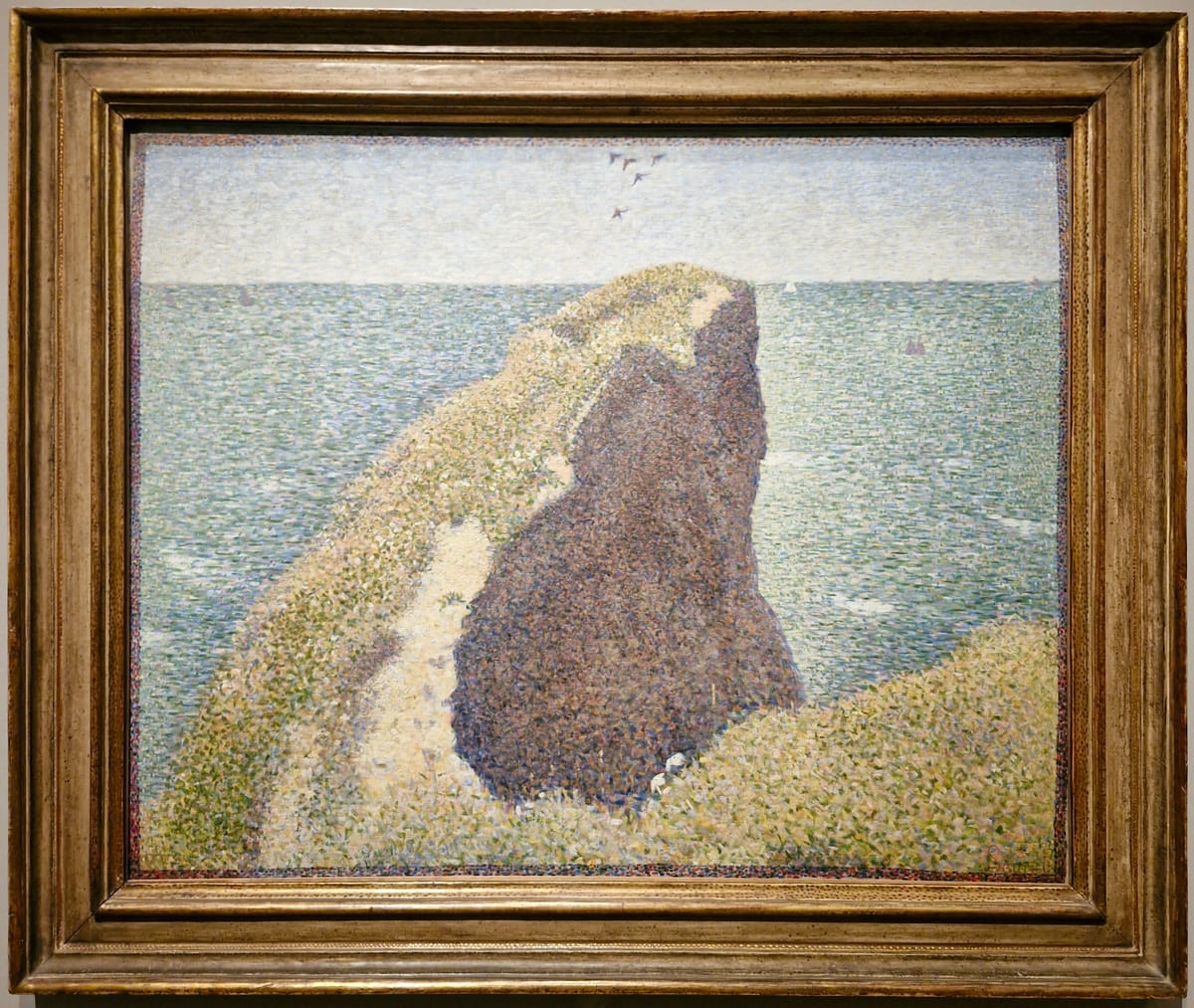 Seurat and the Sea Is Postcard Perfect