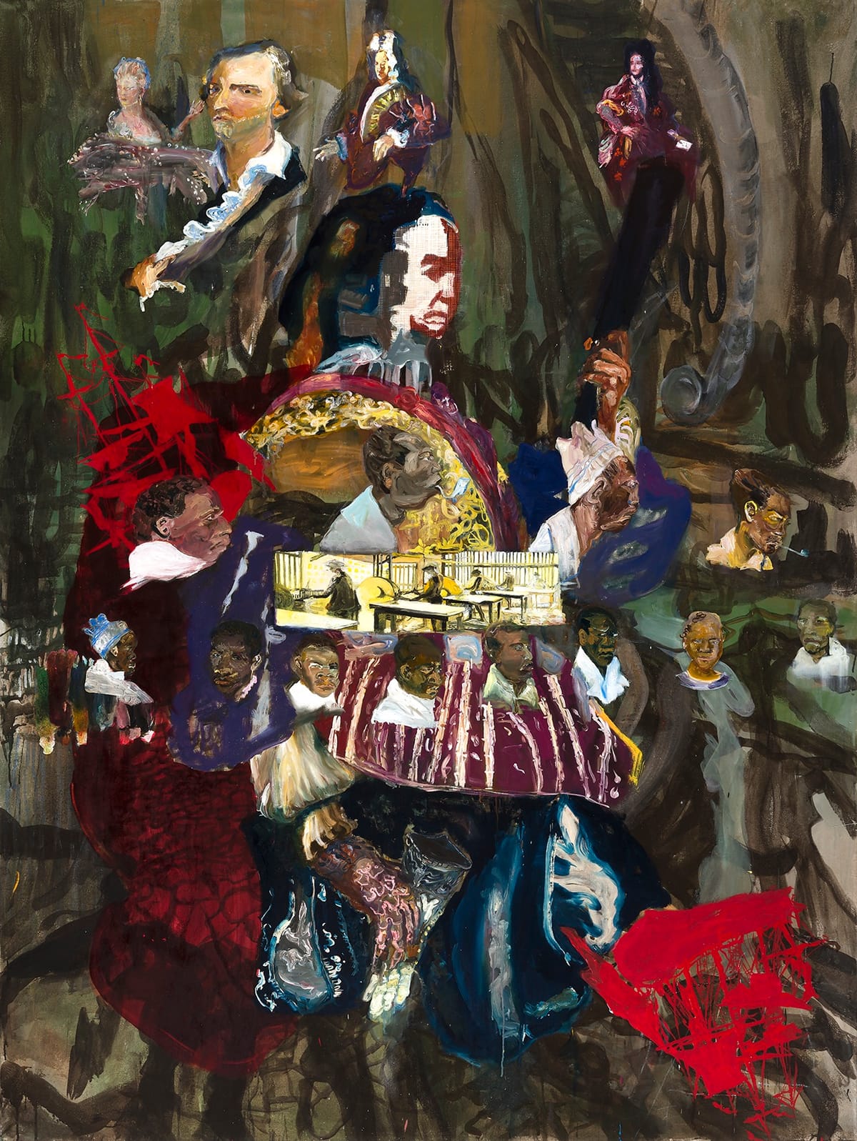 Paintings Embedded With Echoes of War