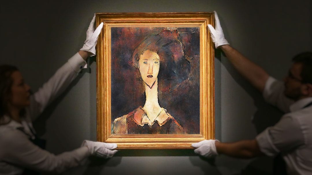 New Technology Reveals Hidden Modigliani Portrait