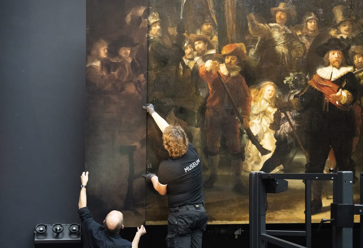 See Rembrandt’s “The Night Watch” in Its Entirety, Thanks to AI Restoration