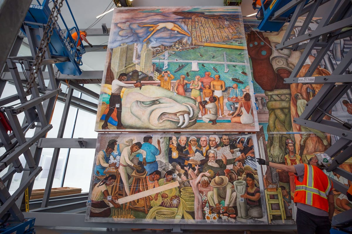 Diego Rivera’s Largest Portable Fresco Mural Is Now at SFMOMA