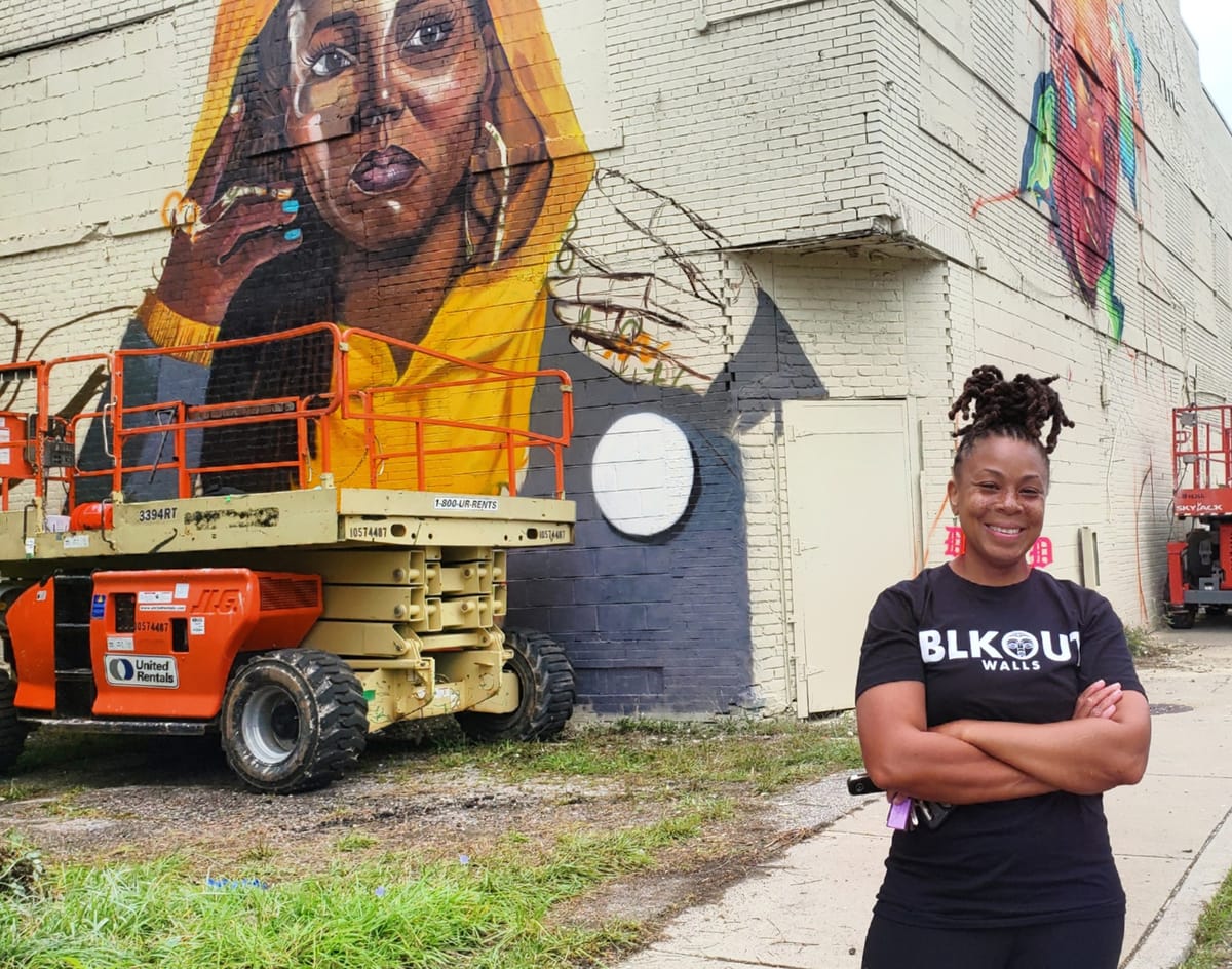 Black Artists Are Brightening Detroit With Murals