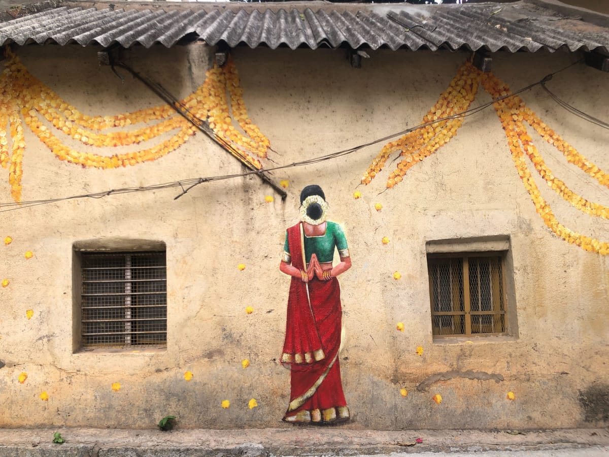 Take a Tour of This Artist-decorated Neighborhood in Bangalore