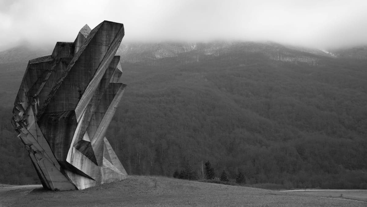Yugoslavian Monuments Deliver a Message from Two Billion Years in the Future