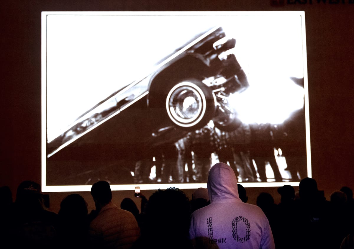 LA Parking Lot Becomes a Screening Room for Street Photography