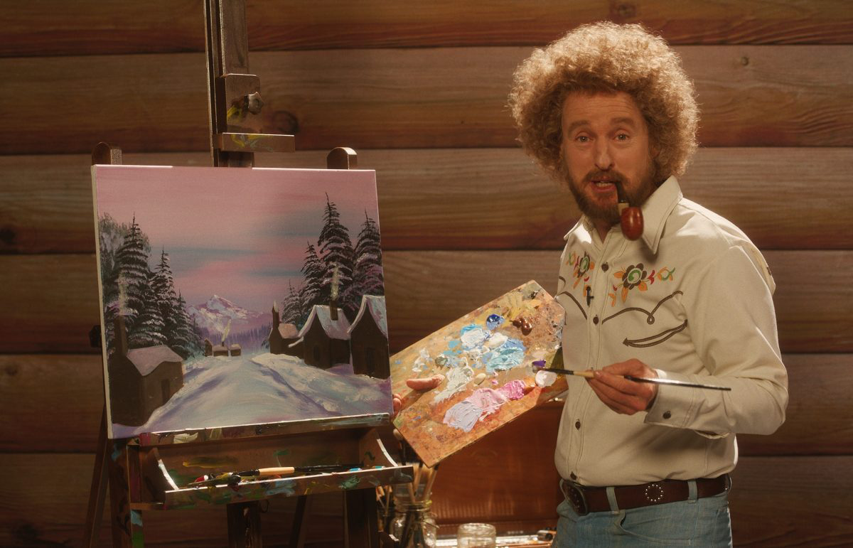Owen Wilson Is Channeling Bob Ross in New PAINT Film
