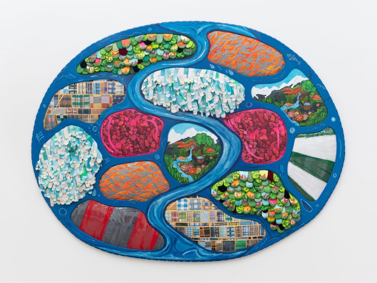 Echoes of Joy and Peril in Leda Catunda’s Textiles