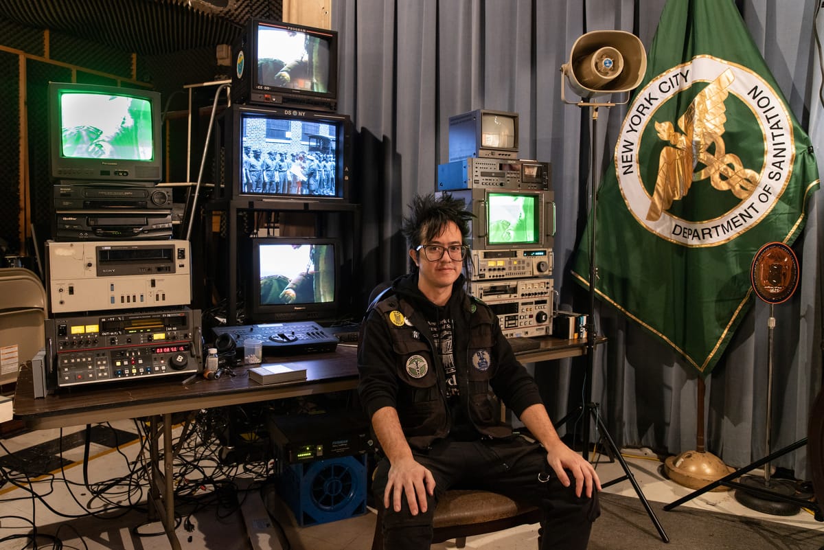 A Day With the NY Sanitation Department’s Resident Artist