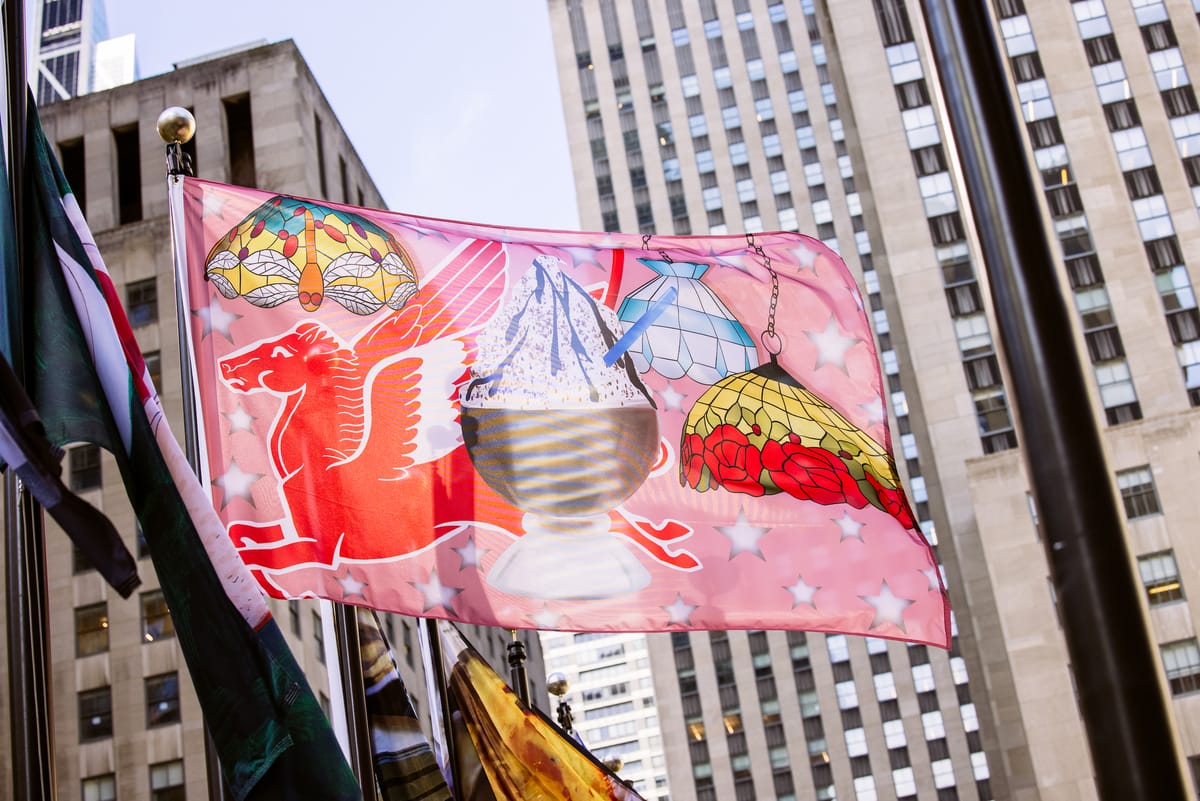 193 Flags Celebrating NYC Food Culture Go Up at Rockefeller Center