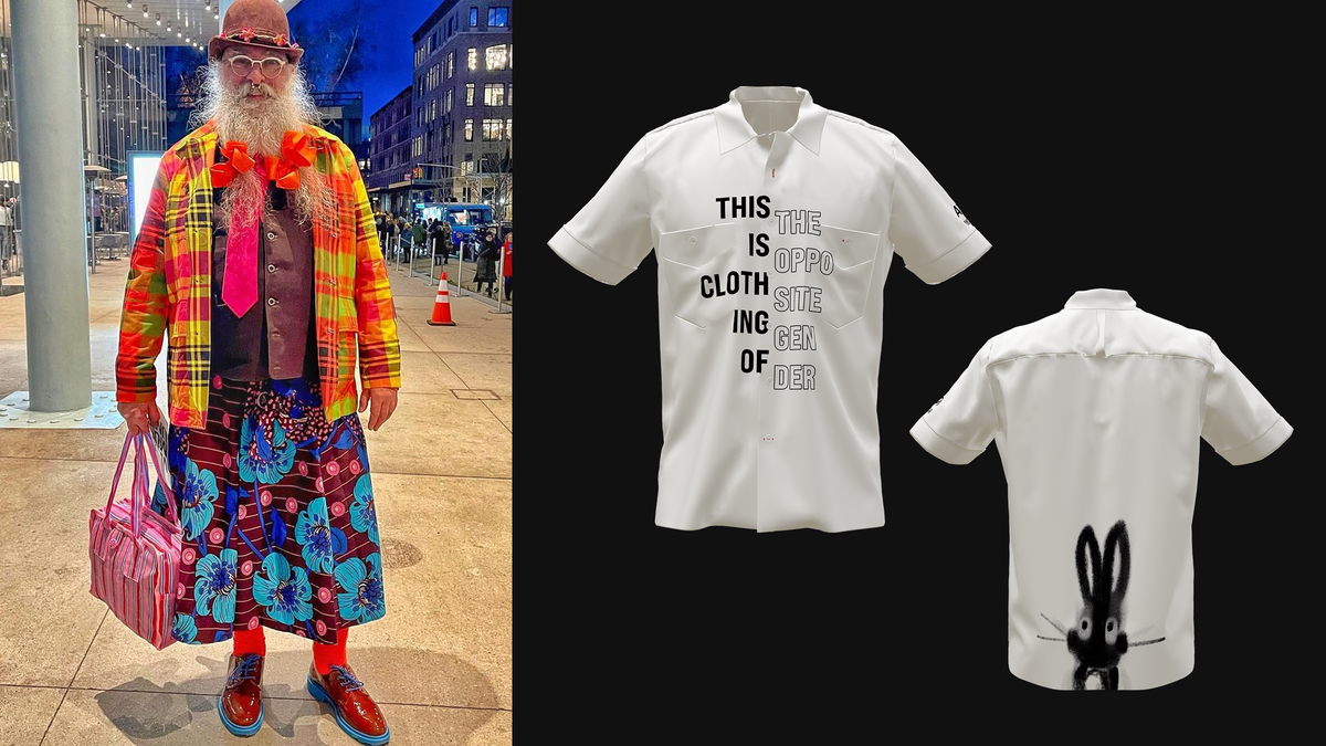 This is clothing of the opposite gender