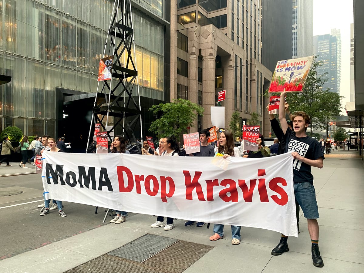 Protesters Crash MoMA Gala Over Board Chair’s Fossil Fuel Ties