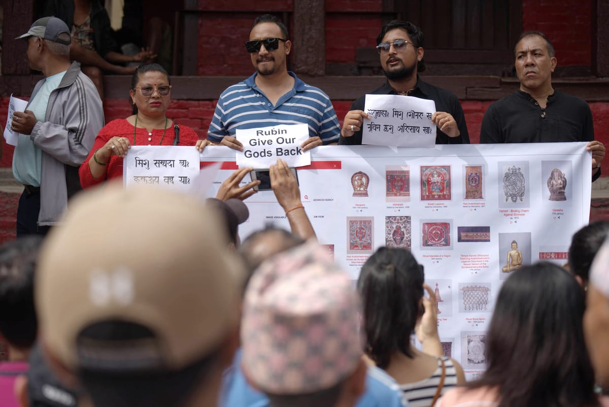Activists Protest at Rubin Museum-Backed Exhibition in Nepal