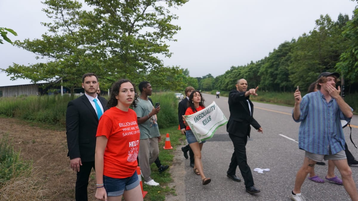 Climate Activists Crash Hamptons Museum Gala With Calls to "Tax the Rich"