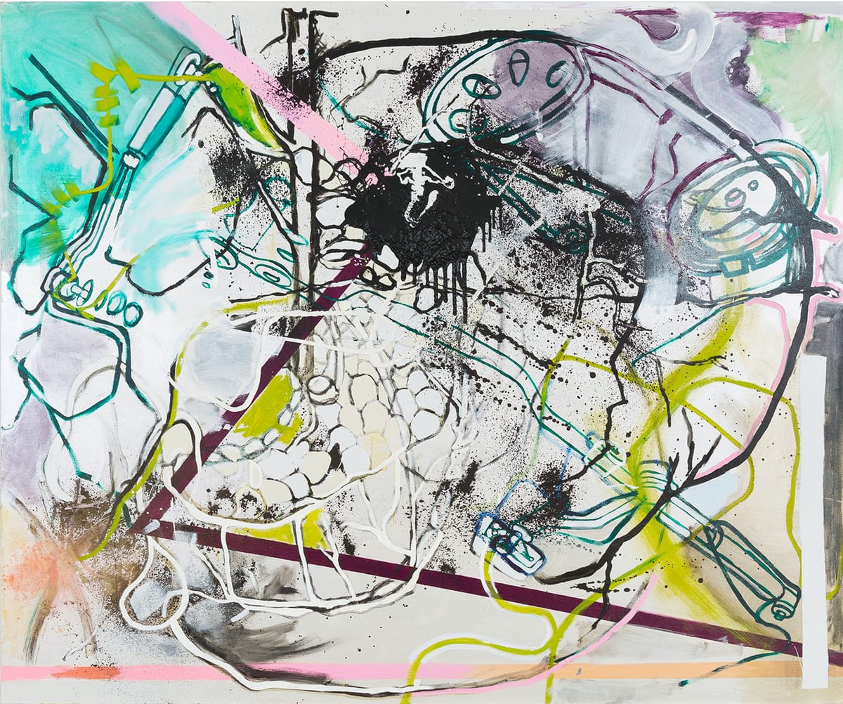 Painting Between the Machine and the Hand