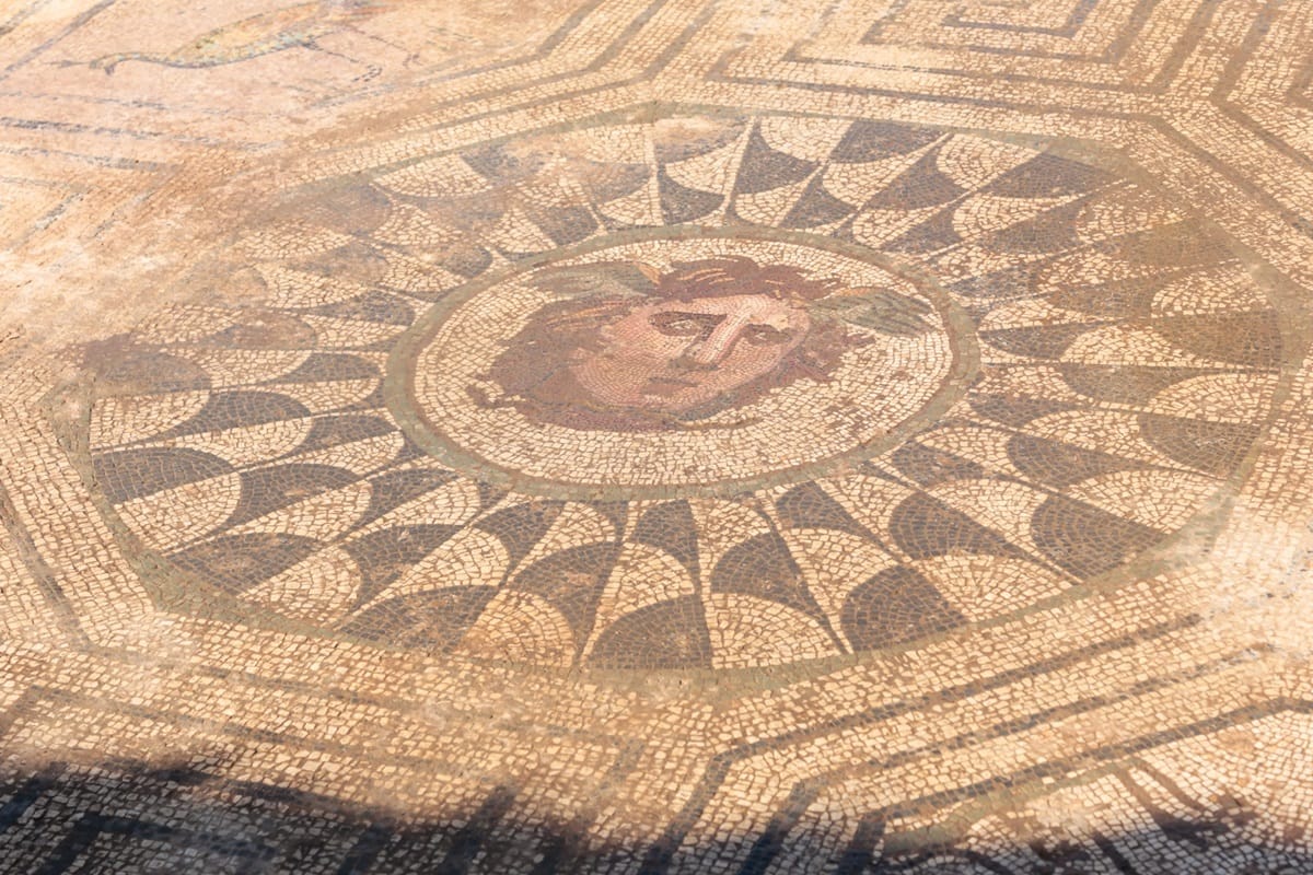 Archaeologists Unearth Ancient Mosaic of Winged Medusa in Spain