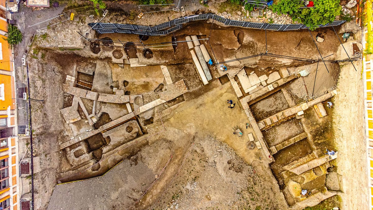 Ruins of Ancient Roman Theater Discovered During Dig for New Hotel