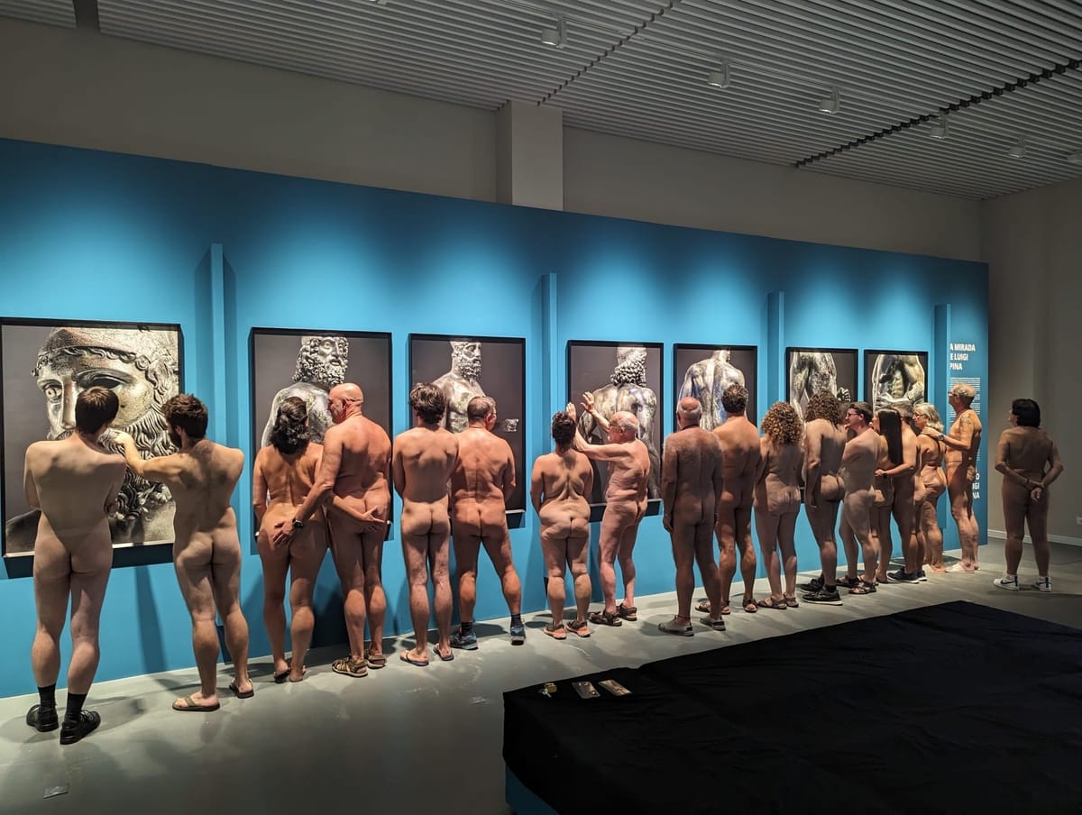 Butt-Naked Visitors Take Over Barcelona Museum