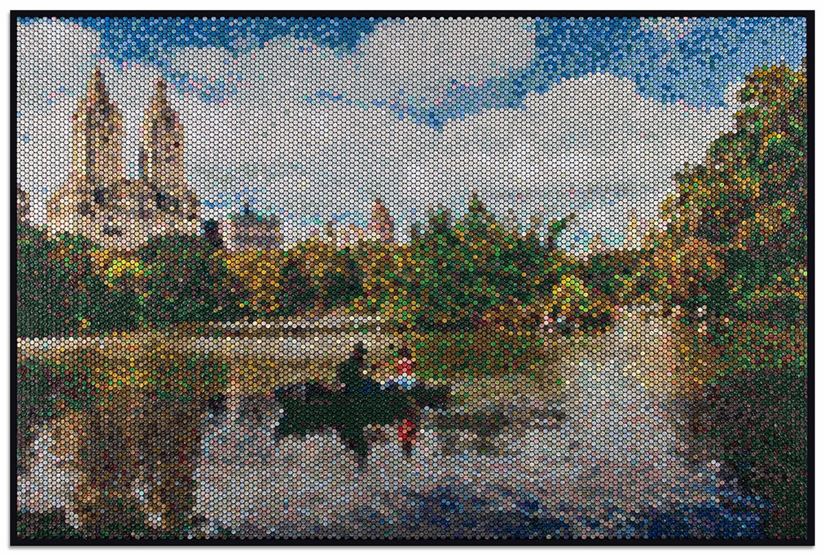 The Artist Making Masterpieces Out of Bubble Wrap