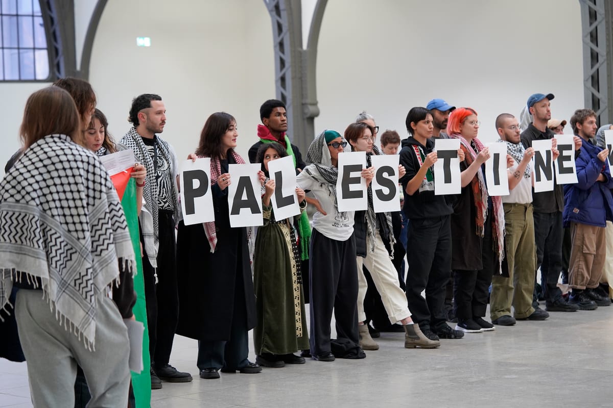 Pro-Palestine Protesters Disrupt Tania Bruguera Performance in Berlin