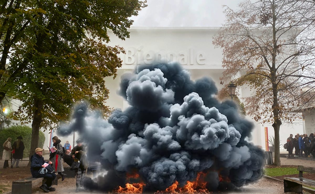Israel Flattens Neighboring Pavilions at Venice Biennale, Claiming Hamas Hiding Underneath