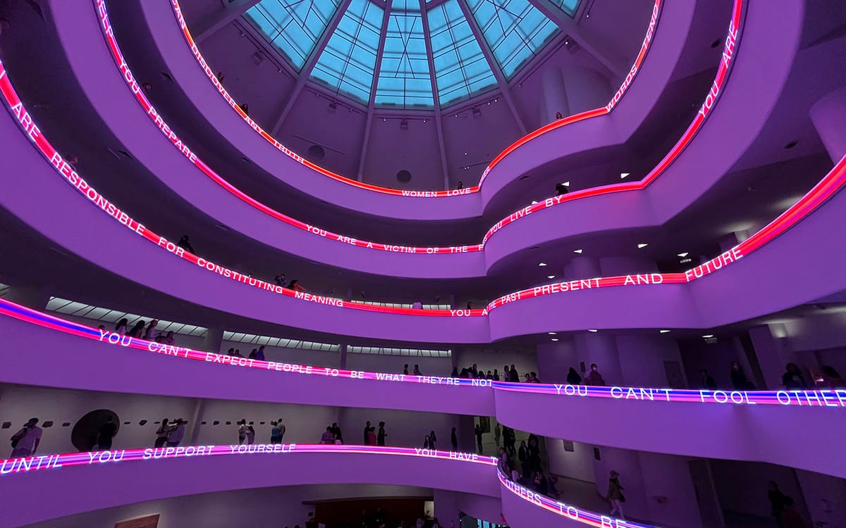 The Unspoken Truths in Jenny Holzer’s Truisms