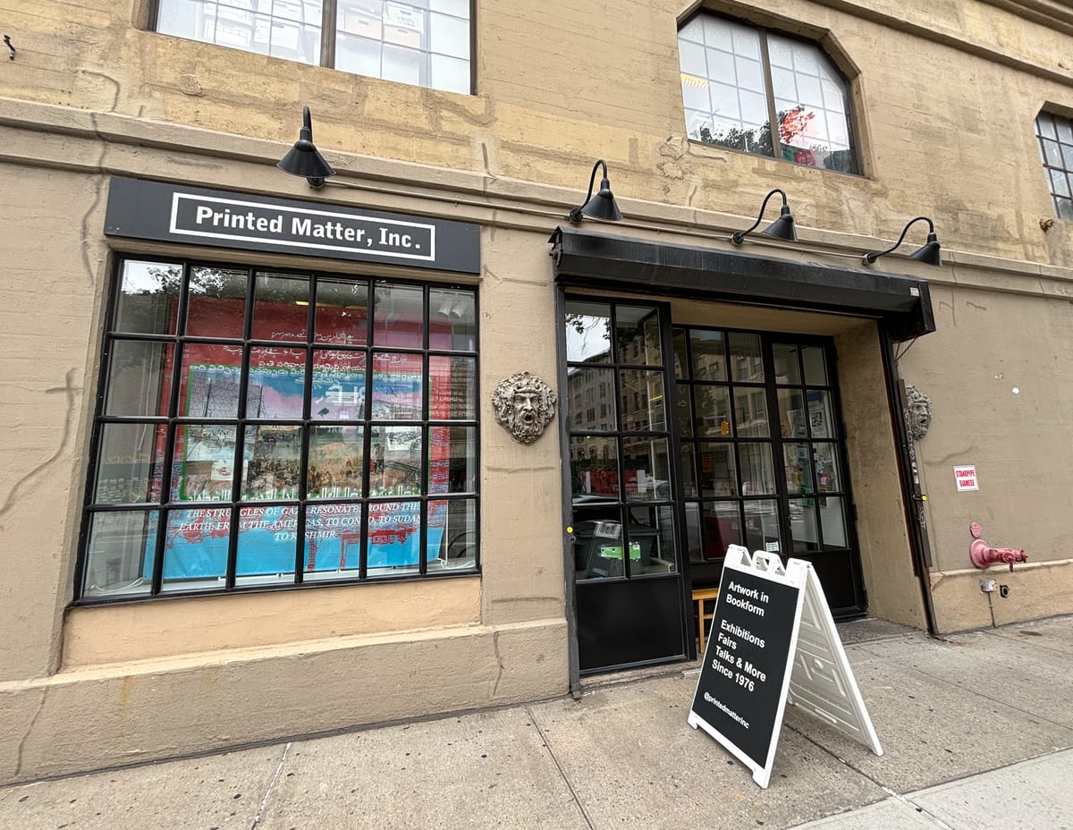 Printed Matter Window Display Divides Audiences on Israel-Palestine