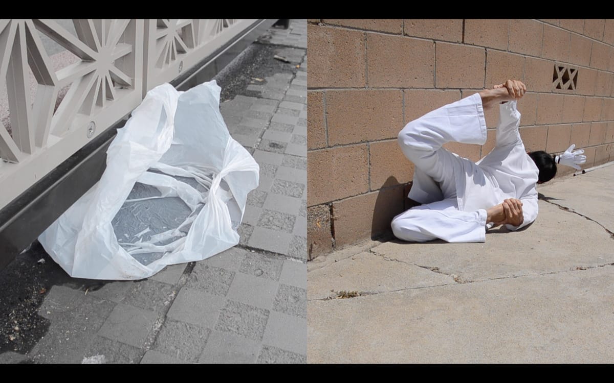 The Viral Performance Artist Who Takes the Form of Trash