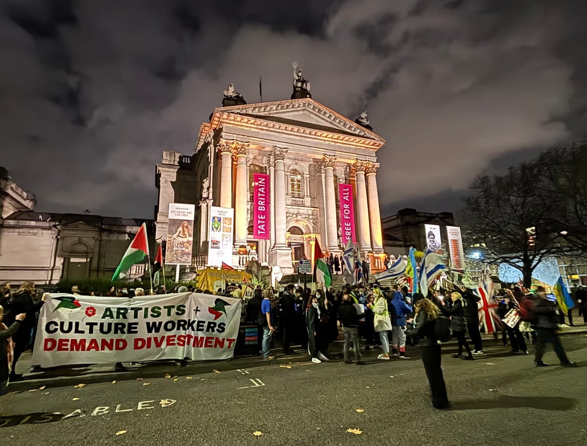 Protesters Denounce Tate’s Ties to Israel During Turner Prize Ceremony
