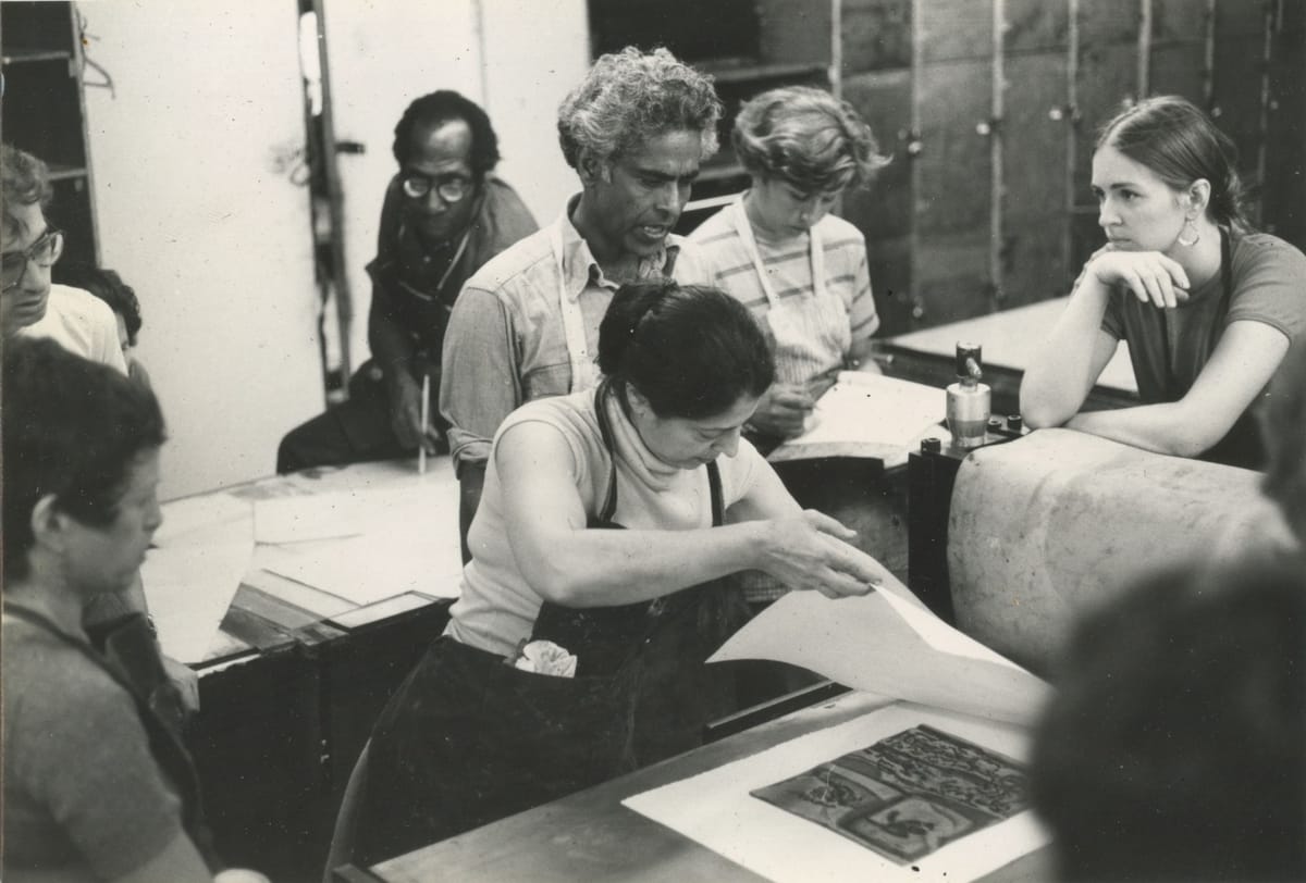 Master Printmaker Krishna Reddy Never Stopped Learning