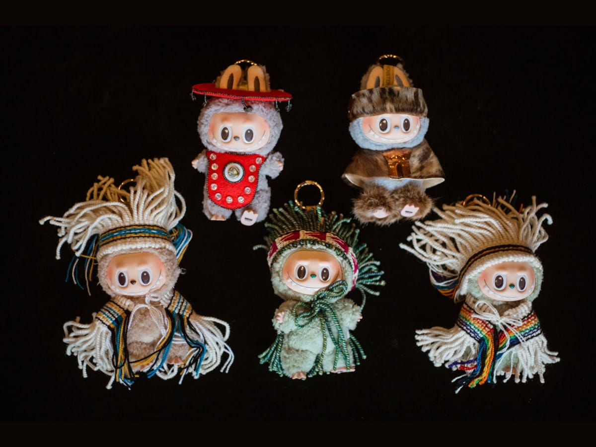 The Indigenous Artist Making Dazzling Labubu Regalia