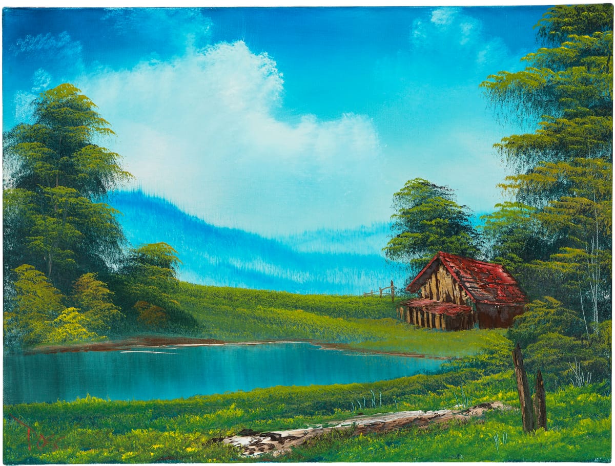 30 Bob Ross Paintings Head to Auction to Support Public Media