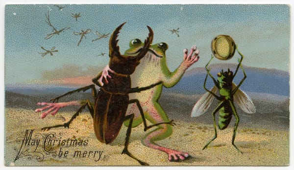 Have a Creepy Little Christmas with These Unsettling Victorian Cards