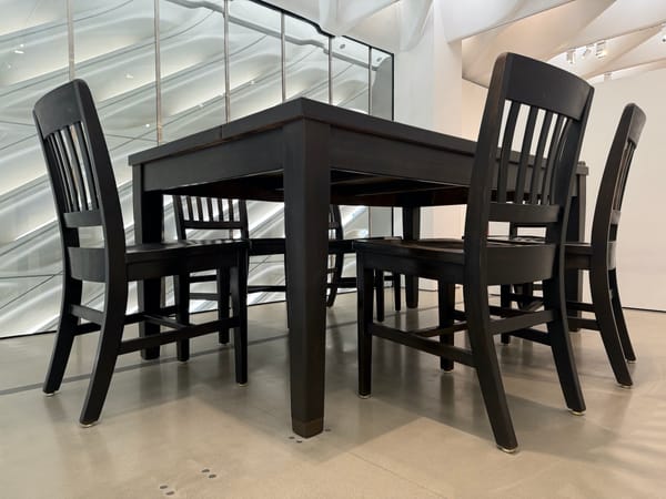 Taking a Seat at Robert Therrien’s Table