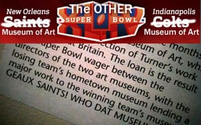 New Orleans Museum Gloats Over Super Bowl Bet with Indianapolis