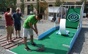 The Jersey City Mini-Golf Experiment: The Golden Door Is Now Open