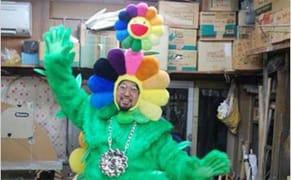 Murakami Floats in Thanksgiving Parade, Dances in Flower Suit