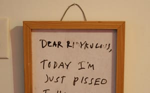 Angry Art Letters on the Lower East Side