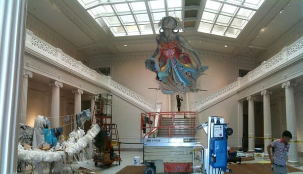 A Peek at Swoon Installation in New Orleans Museum