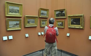 People Looking At Art
