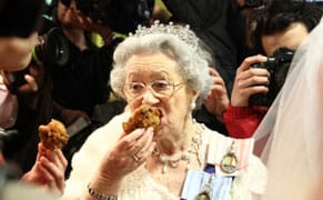 Saving The Queen In Art and Image