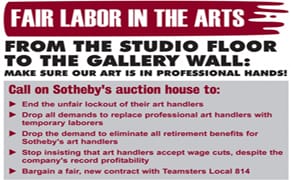 Sign the Petition Against the Sotheby's Lock Out!