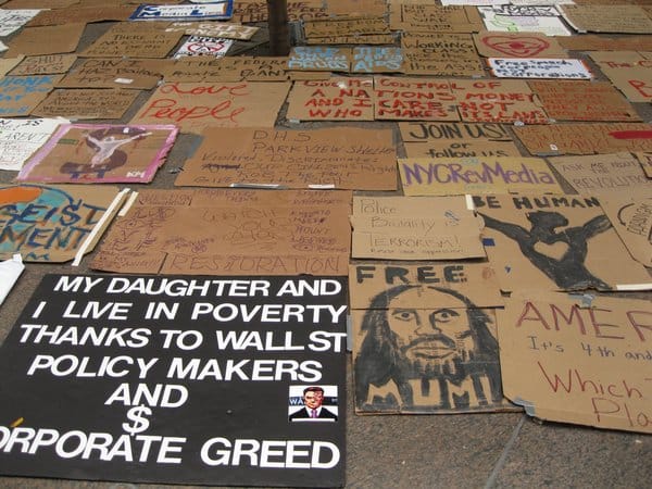A Report from #OccupyWallStreet: Signs & Inspirations