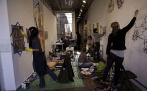 In the Middle of an Art Marathon