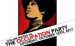 Shepard Fairey Designs #OccupyWallStreet Protest Invite