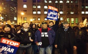 Sotheby's Locked Out Art Handlers Lend a Hand to OWS