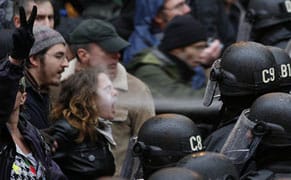 One of the Most Chilling Photos from OWS