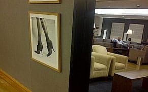 Business Class Art at JFK