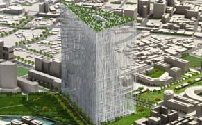 A Building That Almost Disappears