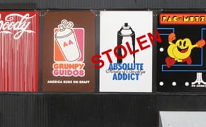 Work Stolen from Woodward Gallery Project Space in LES