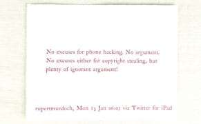 Twitter Portraits of Rupert Murdoch